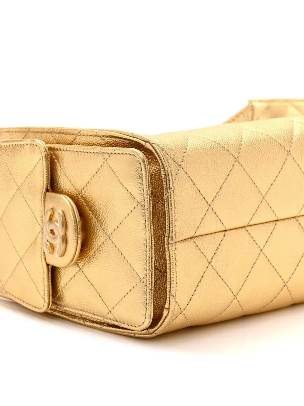 Metallic Caviar Quilted Mini Chanel 25 #300519C72B